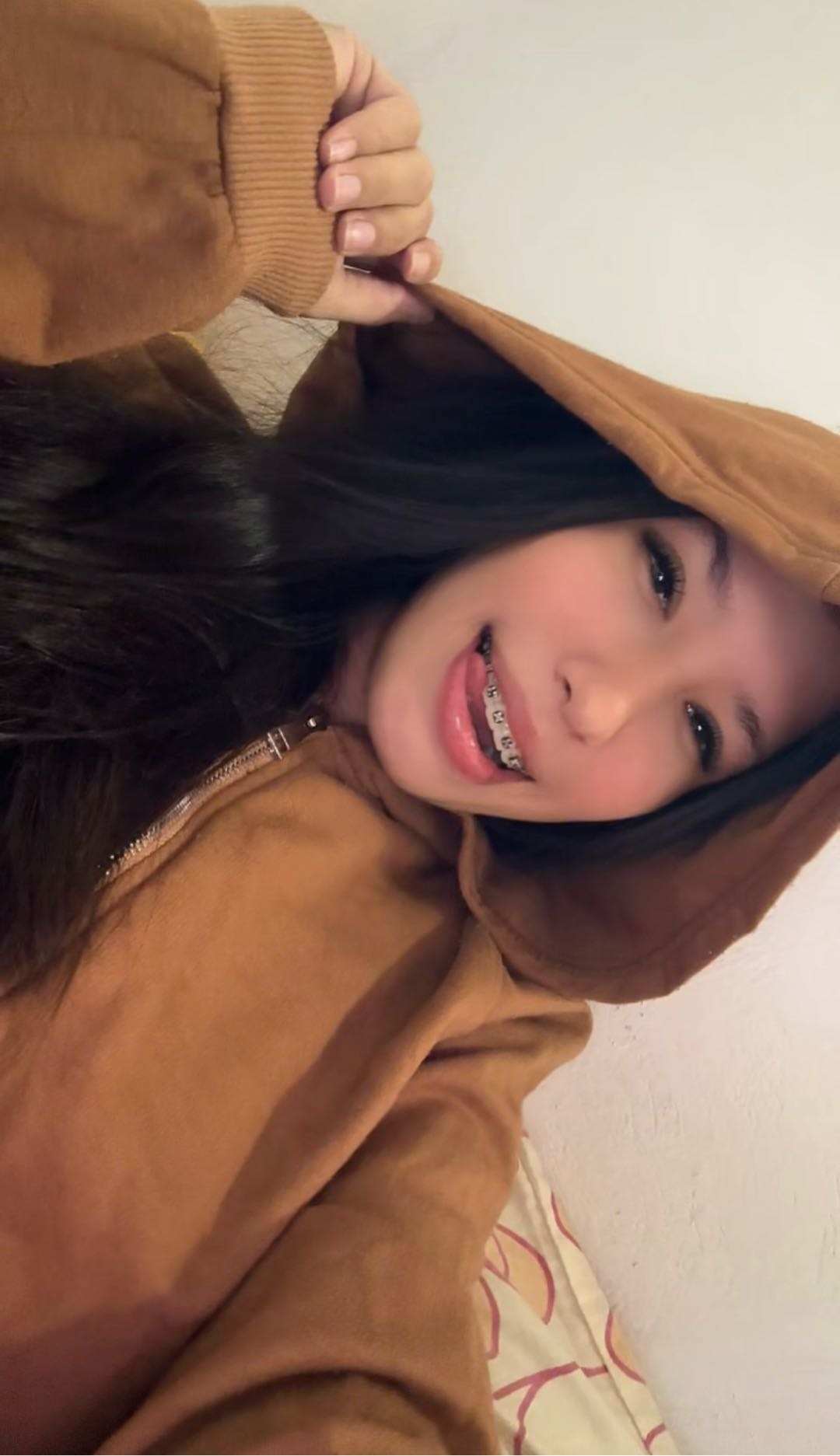 Someone on a video chat
